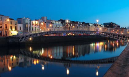 Visite panoramique nocturne de Dublin en Big Bus